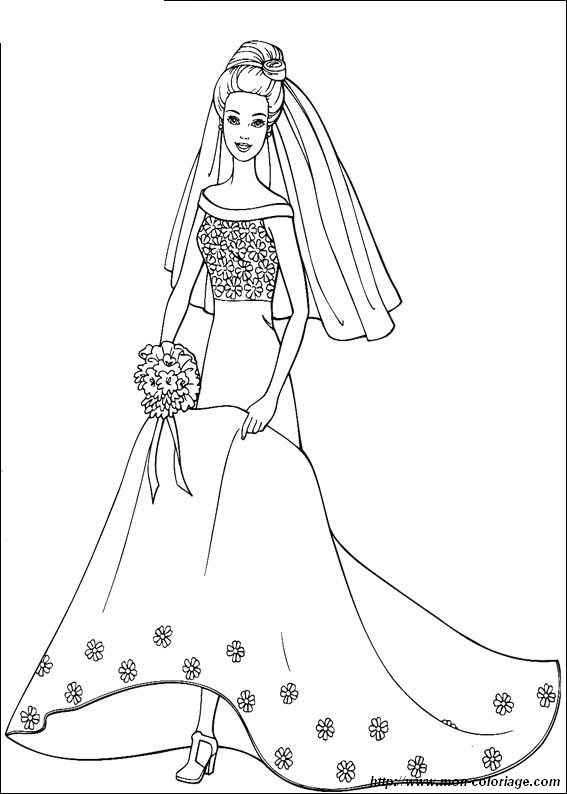 picture wedding dress barbie