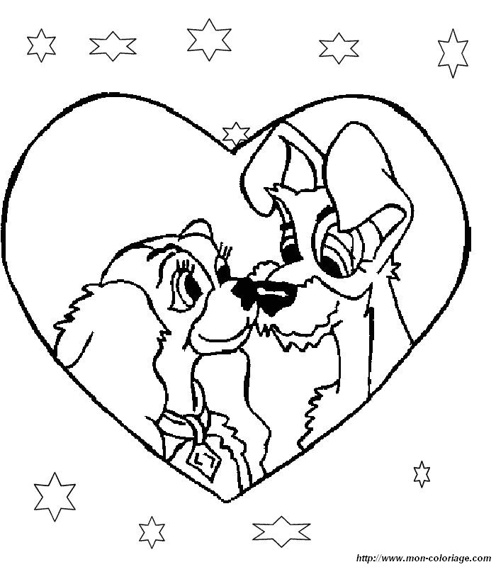 lady and the tramp 2 coloring pages - photo #20