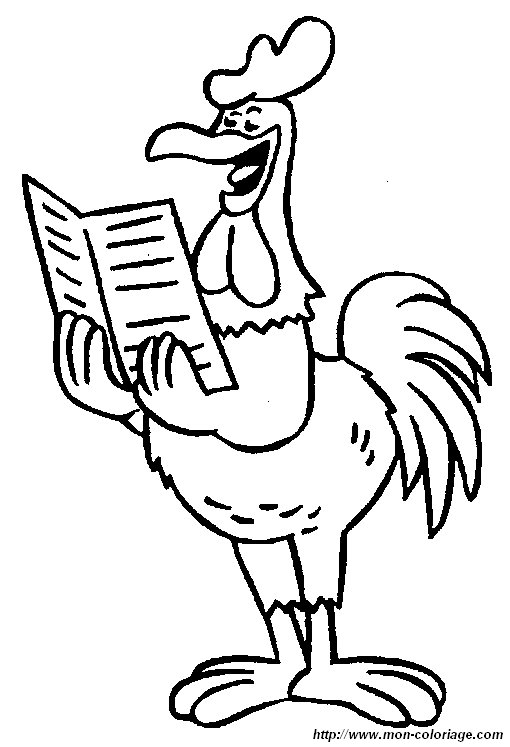 picture reading rooster