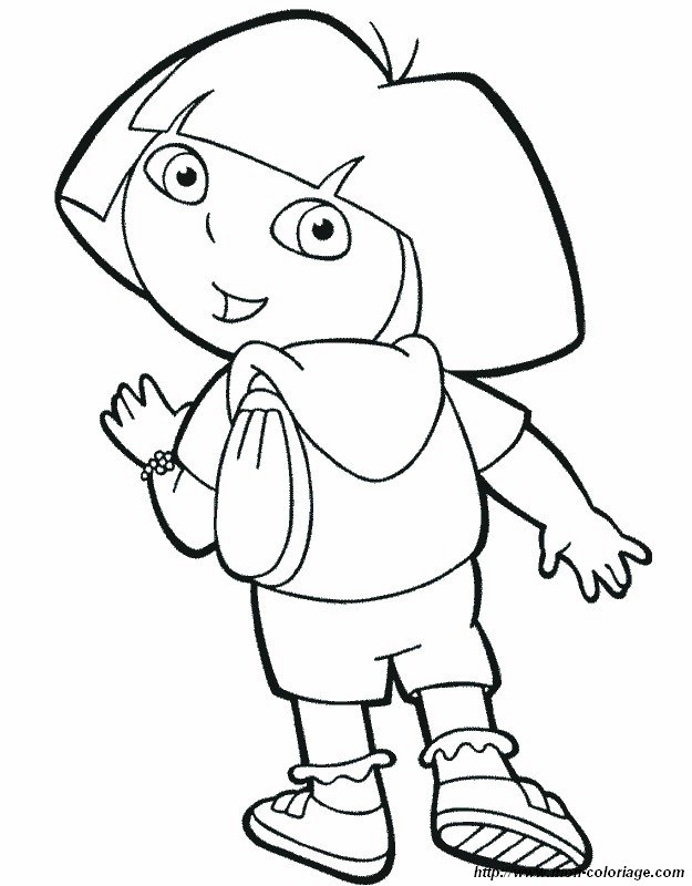 doras backpack coloring pages - photo #15