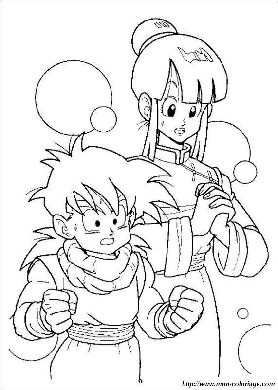 picture gohan with his mum