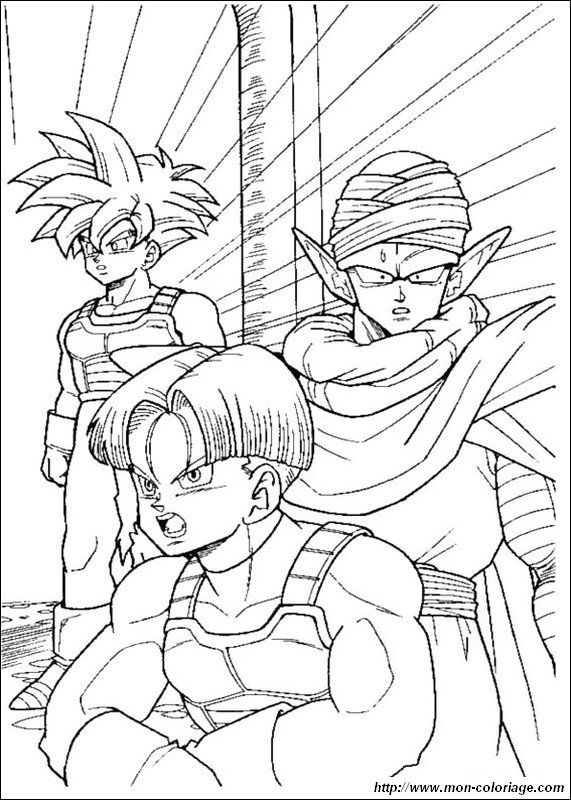 picture gohan with picccolo and trunks