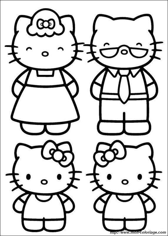 picture The family of Hello Kitty