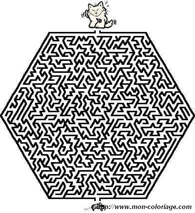 picture labyrinth animals