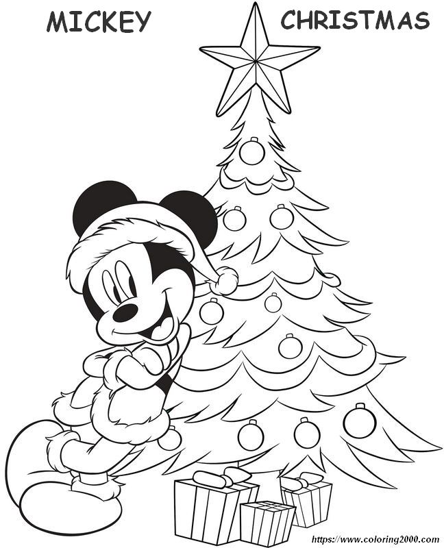 picture Mickey waiting for you for christmas