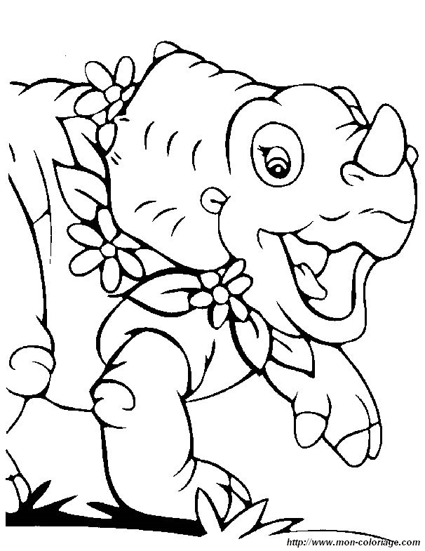 picture the land before time to color