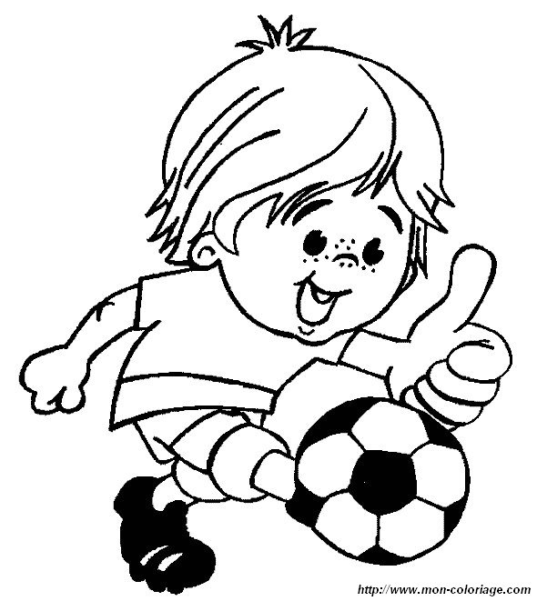 picture soccer football coloring page 04