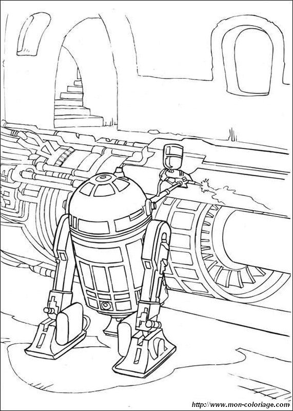 r2 d2 star wars coloring pages - photo #38