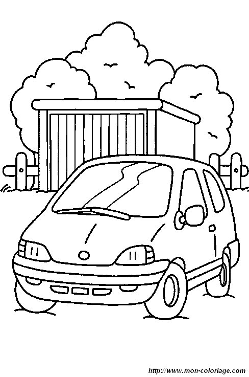 garage coloring pages - photo #8