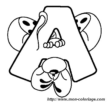 picture letter A