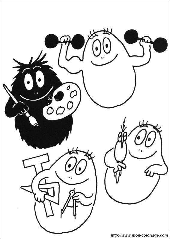 picture barbapapa sheets