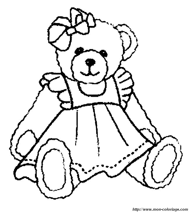 picture girl bear