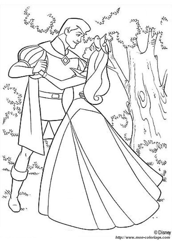 picture princess aurora and prince dancing together