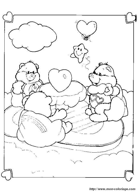 picture care bears to color