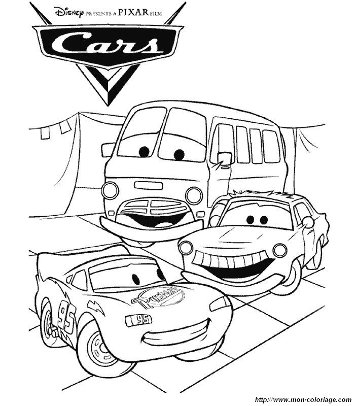 picture cars to color