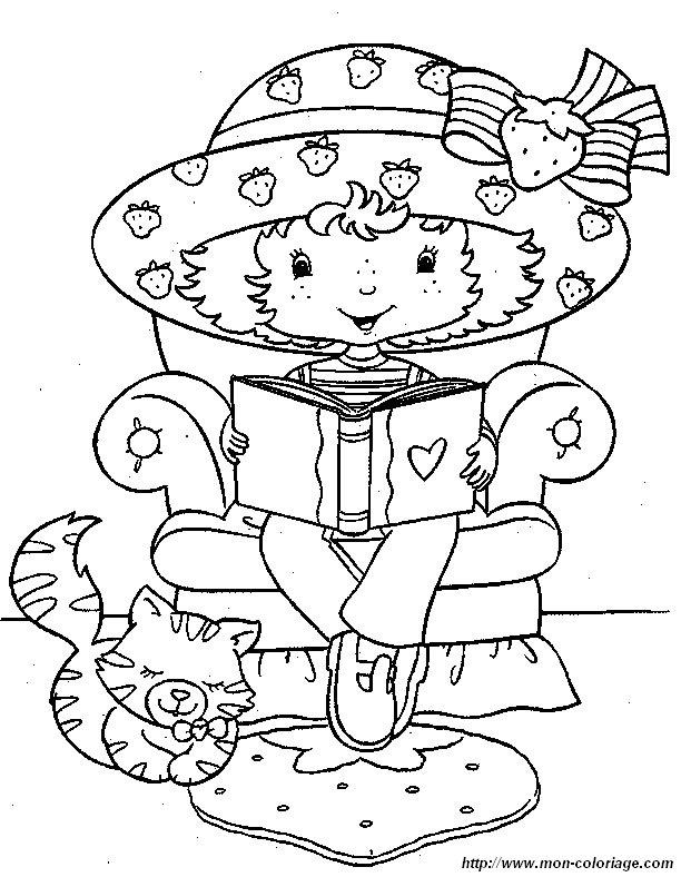 picture cat strawberry shortcake