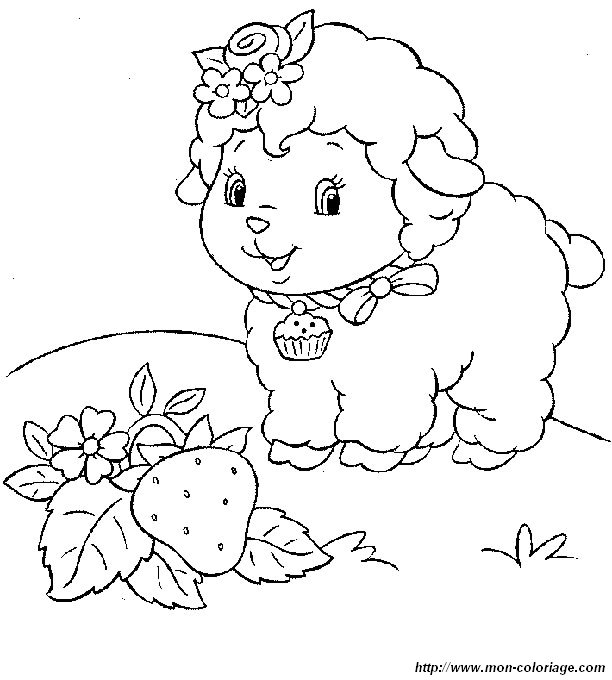 picture lamb strawberry shortcake