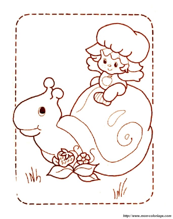 picture snail strawberry shortcake