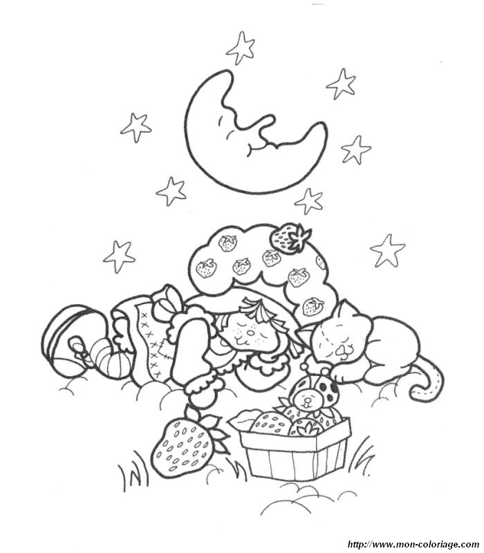 coloring Strawberry Shortcake, page strawberry shortcake 4