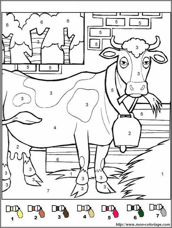 picture a cow