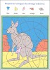 Coded coloring pages