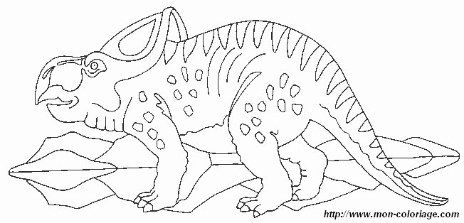 coloring Dinosaur, page dino7