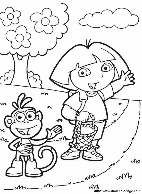picture boots the monkey and dora