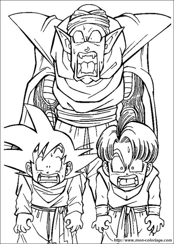 picture goten piccolo trunks funny faces