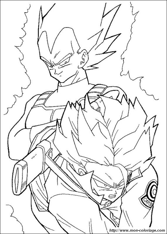 picture vegeta and trunks super saiyan