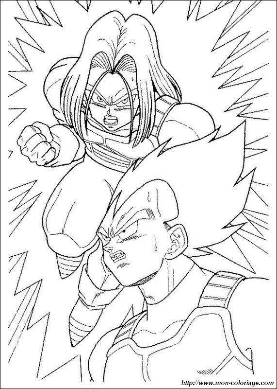 picture vegeta with his son trunks