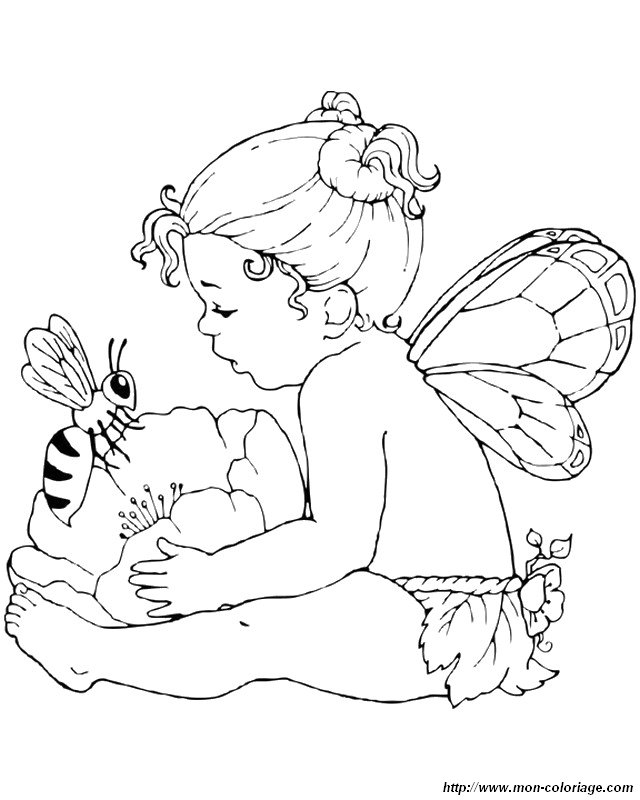 picture bee and fairy