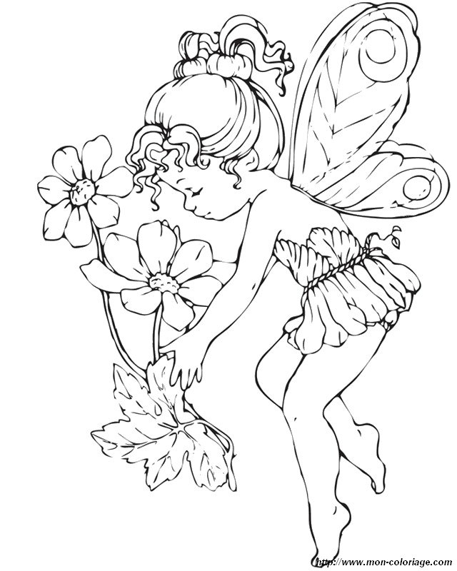 picture fairy with flowers
