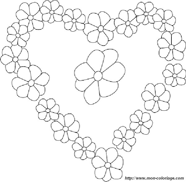 picture heart flower