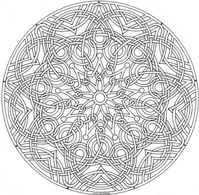 picture Quite difficult mandala