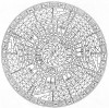Mandala with Aztec symbols