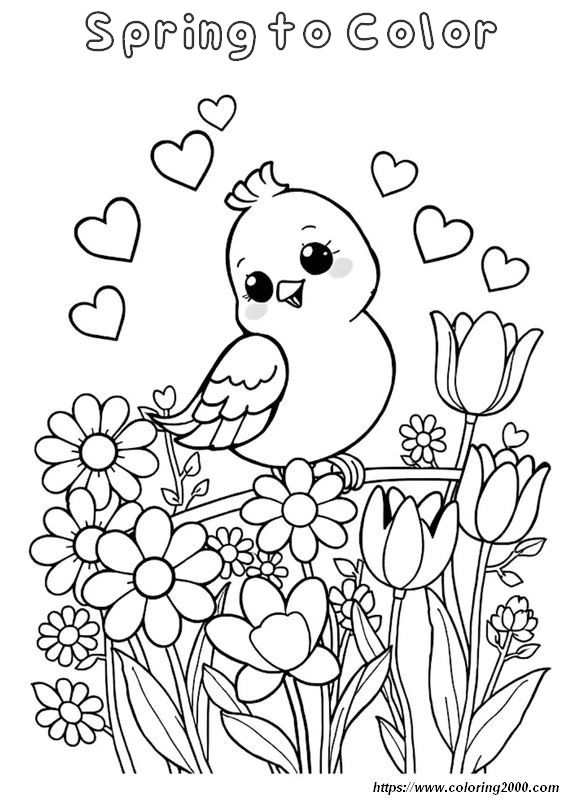 picture Flowers bloom in the spring in the garden