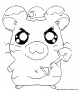 coloring hamtaro