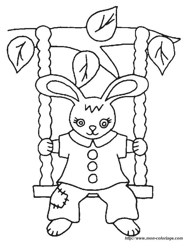 picture swing rabbit