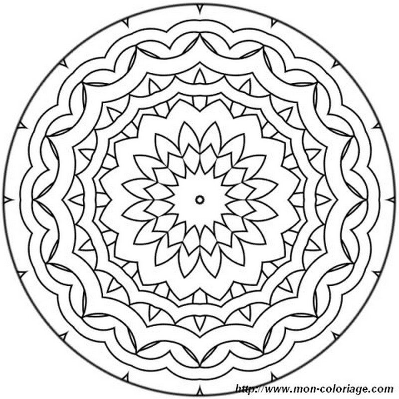 picture mandala not too difficult