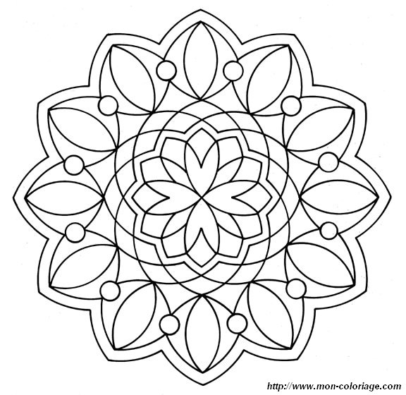 picture mandalas to color