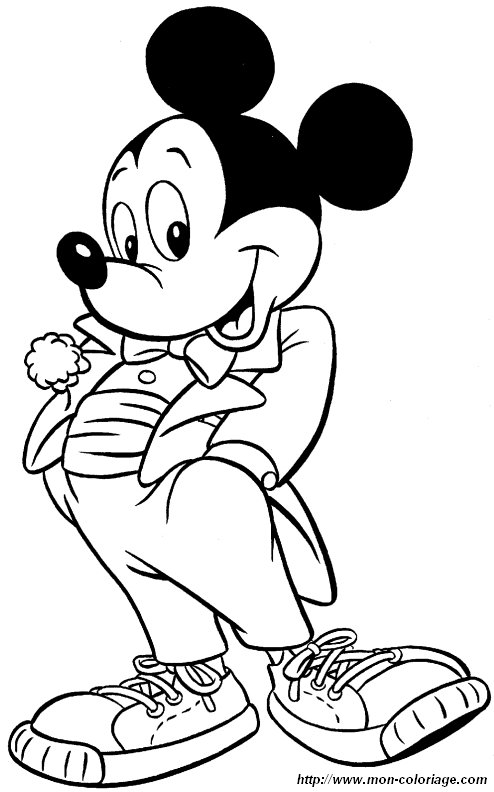 picture mickey to color
