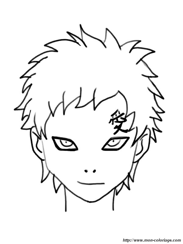 picture naruto to color