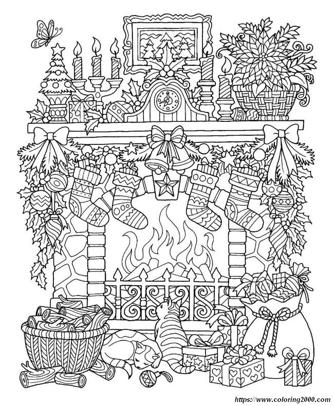 picture In front of the chimney