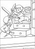 2 boys fighting peter pan