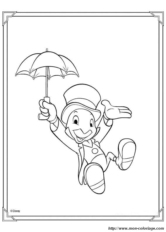 picture pinocchio to color