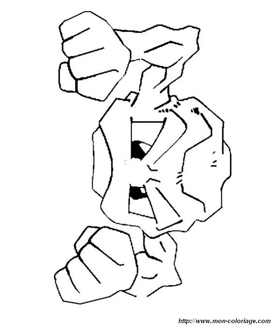 COMO DESENHAR E COLORIR O POKÉMON GEODUDE  HOW TO DRAW AND COLOR POKEMON  GEODUDE 