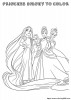 Disney princess coloring pages
