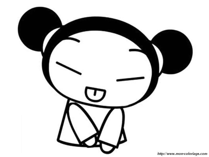 picture coloring pucca