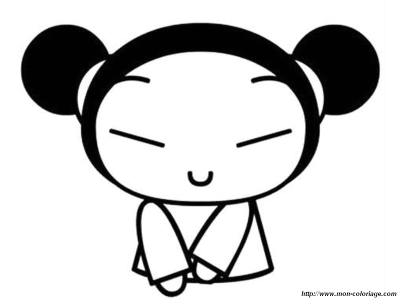 picture pucca to color