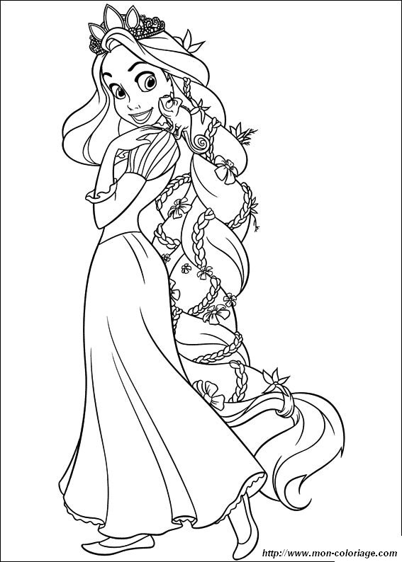 picture printable rapunzel